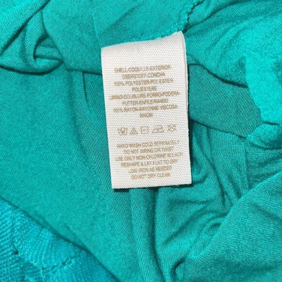 Free People Wild Thing Mini Dress Long Sleeves Cut-Out Emerald Green sz - Picture 9 of 9